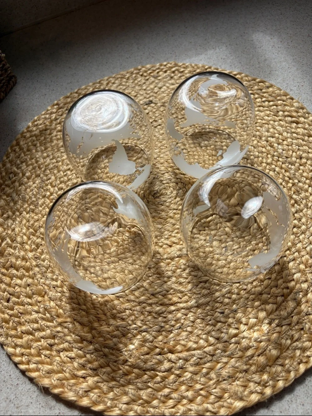 (4) Globe Scotch Whiskey Tumblers